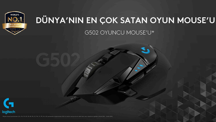 Dünyanın En Çok Satan Oyuncu Mouse’u: Logitech G502 HERO