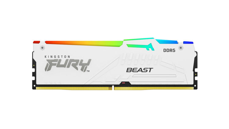Kingston FURY DDR5 serisine beyaz renk seçeneği eklendi