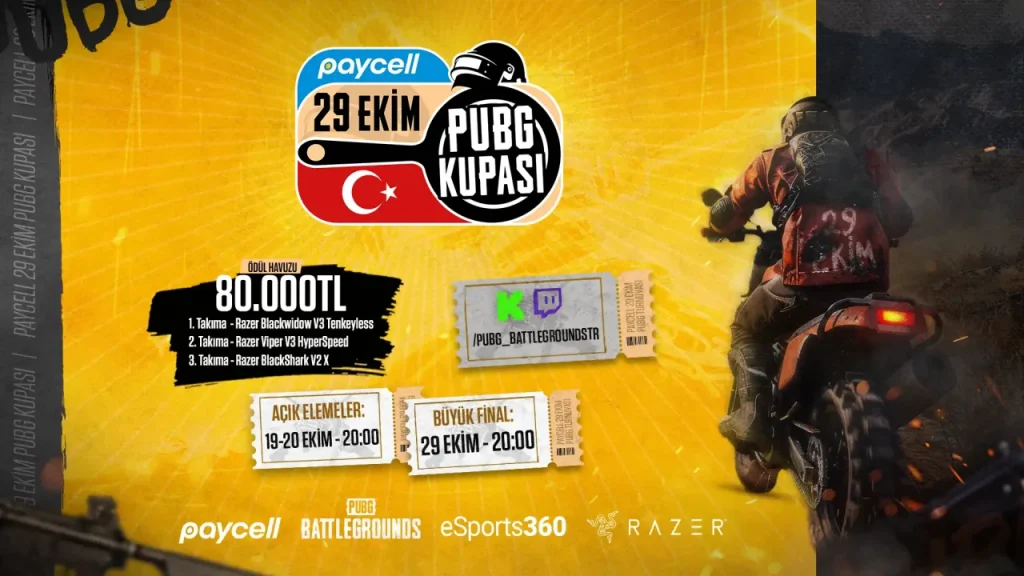 PAYCELL 29 Ekim PUBG Kupası